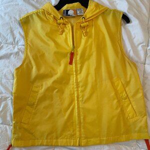 Punch Apparel Hooded Windbreaker Vest Kids Medium women's small